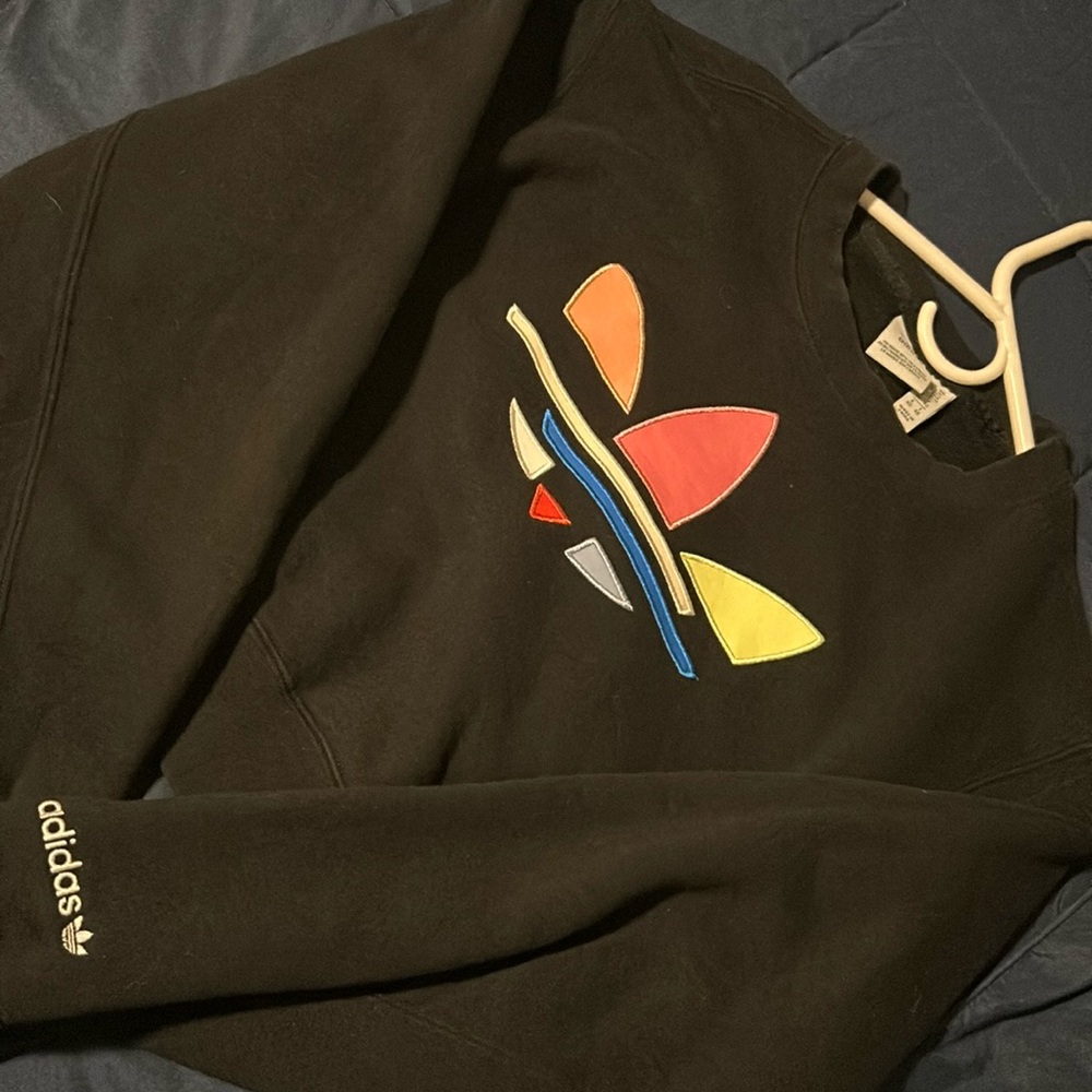 Adidas crop crew neck